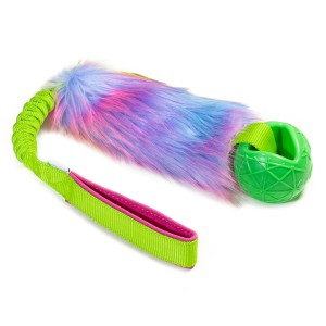 Faux fur bungee with Moby Ball
